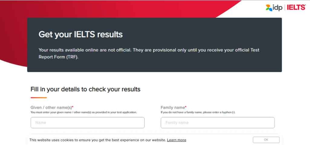 Photo: IDP IELTS Result Check